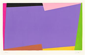 LARRY ZOX (1937 - 2006) Two color screenprints.